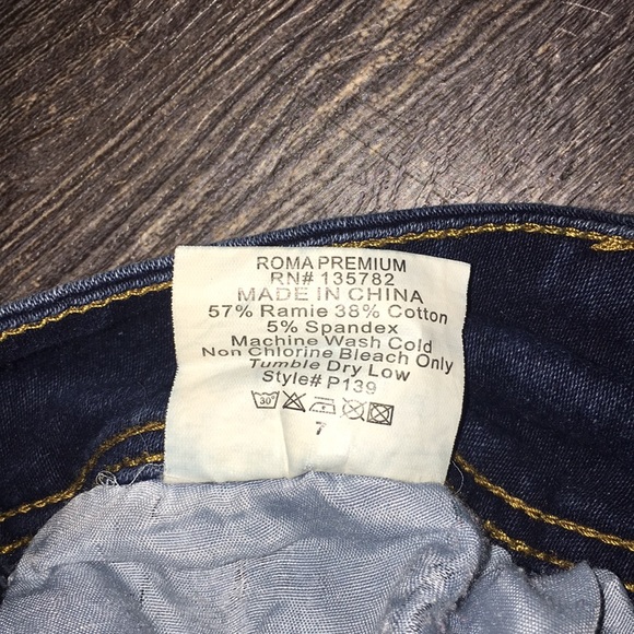 Roma Premium Blue Skinny Jeans - Picture 3 of 6